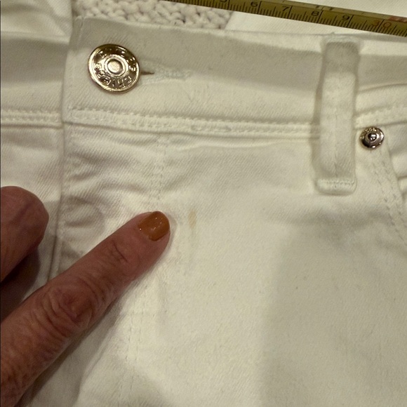 Chicos WOMENS jeans white size 1 STRECHY - Picture 10 of 12
